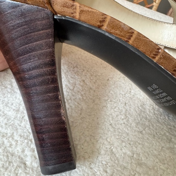 Alfani Croc-Embossed Brown Sandals - Picture 8 of 13